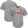 St. Louis Cardinals Official Cool Base Jersey - Gray - Robokeg