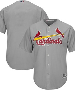 St. Louis Cardinals Official Cool Base Jersey - Gray - Robokeg