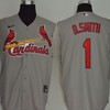 St Louis Cardinals Ozzie Smith #1 2020 Mlb Grey Jersey - Robokeg