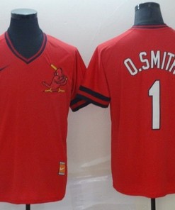 St Louis Cardinals Ozzie Smith #1 2020 Mlb Red Jersey - Robokeg