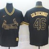 St Louis Cardinals Paul Goldschmidt #46 2020 Mlb Black Jersey - Robokeg