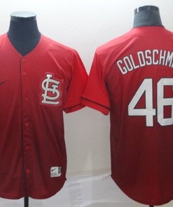 St Louis Cardinals Paul Goldschmidt #46 2020 Mlb Gradient Red Jersey - Robokeg