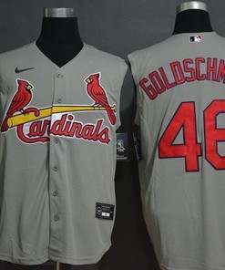St. Louis Cardinals Paul Goldschmidt 46 2020 Mlb Grey Jersey - Robokeg