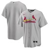 St Louis Cardinals Road Replica Team Jersey Gray Mlb - Robokeg