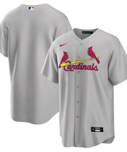 St. Louis Cardinals Road Replica Team Jersey - Gray Mlb - Robokeg