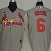 St Louis Cardinals Stan Musial #6 2020 Mlb Grey Jersey - Robokeg