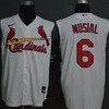 St Louis Cardinals Stan Musial #6 2020 Mlb White Jersey - Robokeg