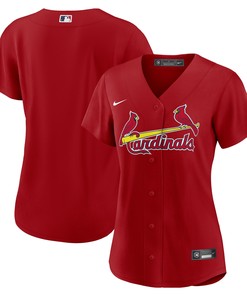St Louis Cardinals Womens Alternate Replica Team Jersey Red Mlb - Robokeg
