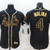 St Louis Cardinals Yadier Molina #4 2020 Mlb Black Jersey - Robokeg