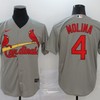 St Louis Cardinals Yadier Molina #4 2020 Mlb Grey Jersey - Robokeg