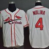 St Louis Cardinals Yadier Molina #4 2020 Mlb White Jersey - Robokeg