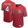 St Louis Cardinals Yadier Molina #4 Red Mlb Drift Brandedition Jersey - Robokeg