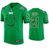 St. Patricks Day Indianapolis Colts #21 Nyheim Hines Jersey Kelly Green - Men - Robokeg