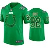 St. Patricks Day Indianapolis Colts #92 Margus Hunt Jersey Kelly Green - Men - Robokeg