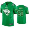 St. Patricks Day Jacksonville Jaguars #50 Telvin Smith Jersey Kelly Green - Men - Robokeg