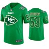 St. Patricks Day Kansas City Chiefs #53 Anthony Hitchens Jersey Kelly Green - Men - Robokeg