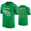 St. Patricks Day Tennessee Titans #59 Wesley Woodyard Jersey Kelly Green - Men - Robokeg