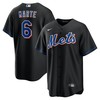 Starling Marte 6 New York Mets Alternate Player Jersey - Black - Robokeg