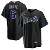 Starling Marte New York Mets Alternate Replica Player Jersey - Black Mlb - Robokeg