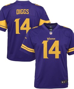 Stefon Diggs Minnesota Vikings Nike Youth Color Rush Game Jersey - Purple - Robokeg