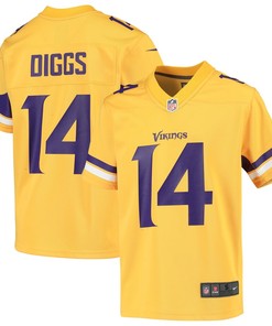 Stefon Diggs Minnesota Vikings Nike Youth Inverted Game Jersey - Gold - Robokeg