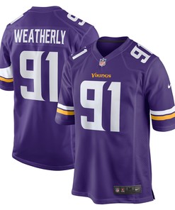 Stephen Weatherly Minnesota Vikings Game Jersey - Purple Nfl - Robokeg