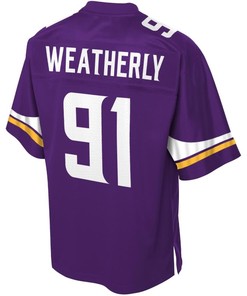 Stephen Weatherly Minnesota Vikings Nfl Pro Line Team Color Player Jersey - Purple - Robokeg