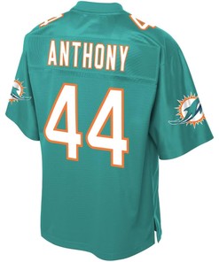 Stephone Anthony Miami Dolphins Nfl Pro Line Team Player Jersey - Aqua - Robokeg