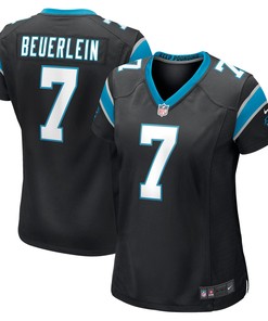 Steve Beuerlein Carolina Panthers Womens Retired Player Jersey - Black Nfl - Robokeg