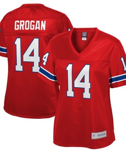 Steve Grogan New England Patriots Nfl Pro Line Womens Retired Player Jersey - Red - Robokeg