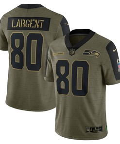 Steve Largent Seattle Seahawks 2021 Salute To Service Retired Player Limited Jersey - Olive Nfl - Robokeg