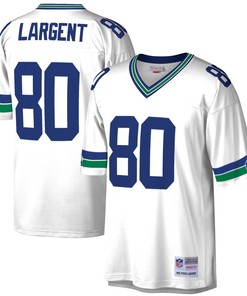 Steve Largent Seattle Seahawks Mitchell & Ness Retired Player Legacy Replica Jersey - White Nfl - Robokeg