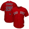 Steve Pearce Boston Red Sox 2018 World Series Champions Team Logo Player Jersey - Scarlet - Robokeg