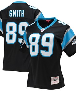 Steve Smith Carolina Panthers Mitchell & Ness Womens Legacy Replica Player Jersey - Black Nfl - Robokeg