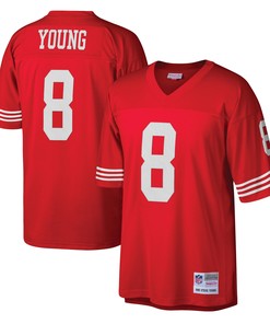 Steve Young San Francisco 49ers Mitchell And Ness Legacy Replica Jersey Scarlet Nfl - Robokeg