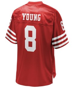 Steve Young San Francisco 49ers Nfl Pro Line Retired Player Jersey - Scarlet - Robokeg