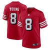 Steve Young San Francisco 49ers Retired Alternate Game Jersey - Scarlet Nfl - Robokeg