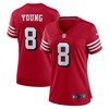 Steve Young San Francisco 49ers Womens Alternate Game Jersey - Scarlet Nfl - Robokeg