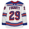 Steven Fogarty New York Rangers Game-used #29 White Call Up Jersey Worn During Away Games Played Between December 31st And March 11th Of The 2019-20 Nhl Season - Size 56 - Robokeg
