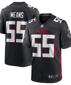 Steven Means Atlanta Falcons Game Jersey - Black Nfl - Robokeg