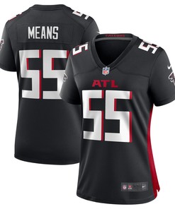 Steven Means Atlanta Falcons Womens Game Jersey - Black Nfl - Robokeg