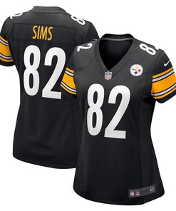 Steven Sims Pittsburgh Steelers Womens Game Jersey - Black Nfl - Robokeg