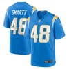 Stone Smartt Los Angeles Chargers Game Player Jersey - Powder Blue Nfl - Robokeg