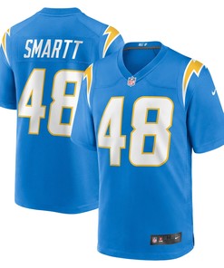 Stone Smartt Los Angeles Chargers Game Player Jersey - Powder Blue Nfl - Robokeg