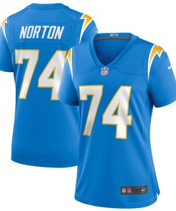 Storm Norton Los Angeles Chargers Womens Game Jersey - Powder Blue Nfl - Robokeg