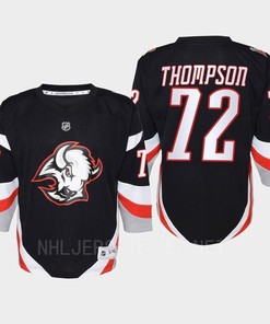 Tage Thompson 72 Buffalo Sabres 2022-23 Goathead Third Player Youth Jersey Black - Robokeg