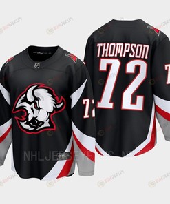 Tage Thompson 72 Buffalo Sabres 2022-23 Goathead Third Premier Breakaway Player Black Jersey - Robokeg