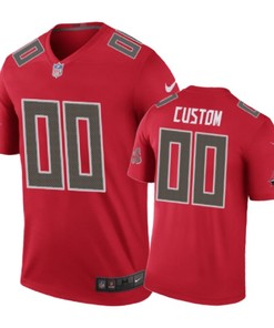 Tampa Bay Buccaneers #00 Custom Nike Color Rush Red Jersey - Robokeg