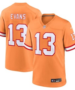 Tampa Bay Buccaneers #13 Mike Evans Throwback Game Jersey - Orange - Robokeg