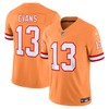 Tampa Bay Buccaneers #13 Mike Evans Throwback Vapor Fuse Limited Jersey - Orange - Robokeg